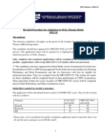 M SC Finance Admission Procedure Batch 2022-24 3