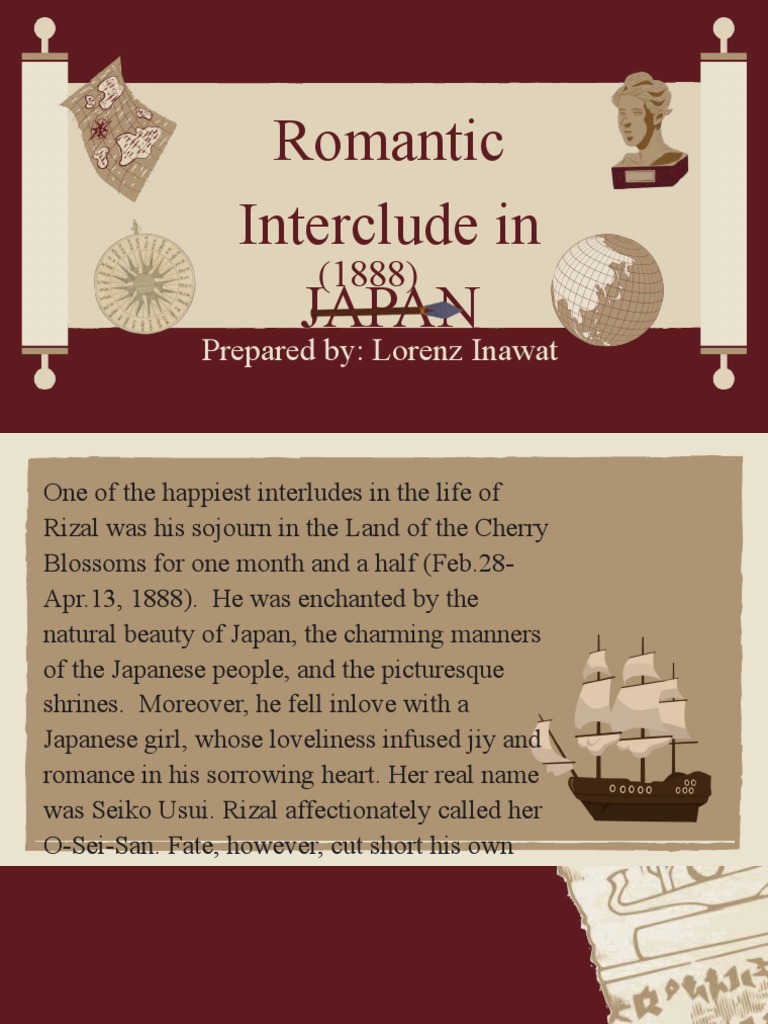 Rizal's Romantic Interlude in Japan | PDF | History | Classics