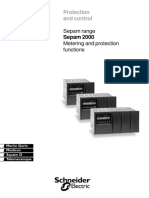 Sepam Range Metering and Protection Functions