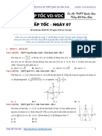 ĐỀ TỔNG ÔN VD-VDC SỐ 07