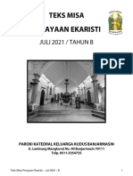 Teks Misa Bulan Juli 2021 PDF