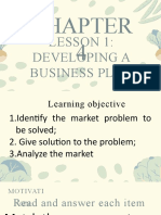 Chapter 5 Development of A Business Plan For Sending