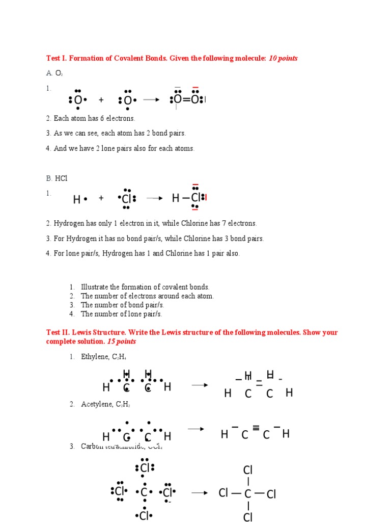 Covalent Bonds & Lewis Structures Guide | PDF
