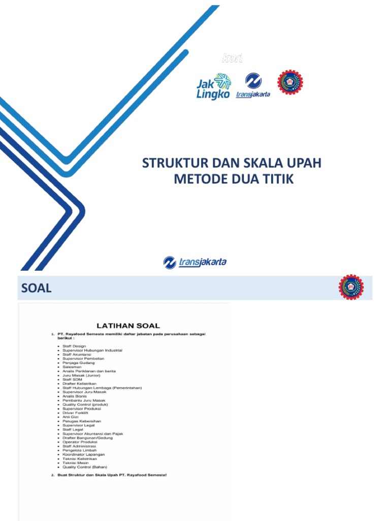 Struktur dan Skala Upah Metode Dua Titik | PDF