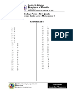 ANSWERKEY Mathematics6 PDF