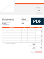 Invoice - Sample - 13-03-2023