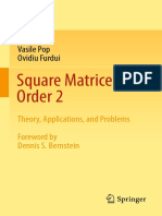 Pop V., Furdui O. Square Matrices of Order 2. Theory, Applications, and Problems (Springer, 2017) (ISBN 9783319549385) (O) (384s) MAl PDF