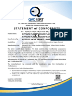 Gyplite Additional Cert