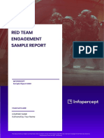 Red Team Engagement Sample Report PDF