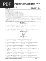 X Maths QP Code 4 PDF