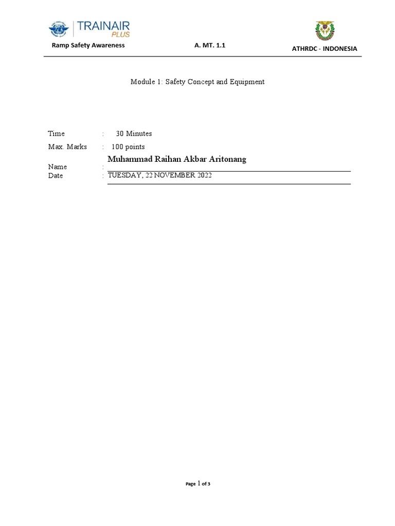 Ramp Safety Guide for Workers | PDF | Safety | Vehicles