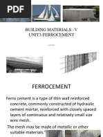 Understanding Ferrocement Construction | PDF | Concrete | Cement