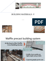 B.Arch Building Materials - Waffle Precast System Advantages