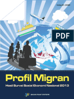 Profil Migran Hasil Susenas 2013