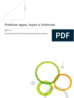 Publicar Apps, Hojas y Historias