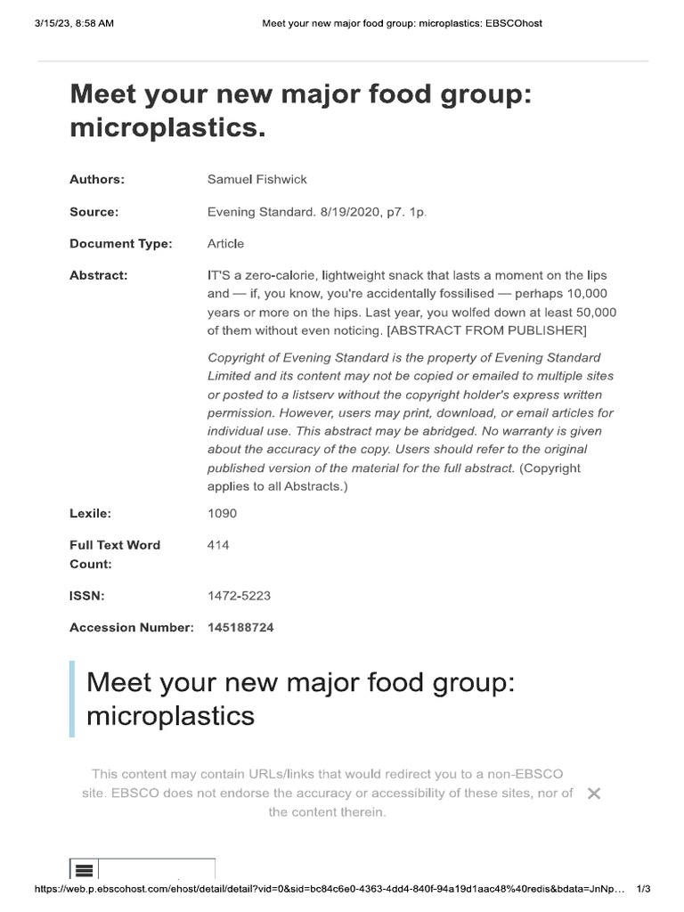 Meet Your New Major Food Group PDF PDF