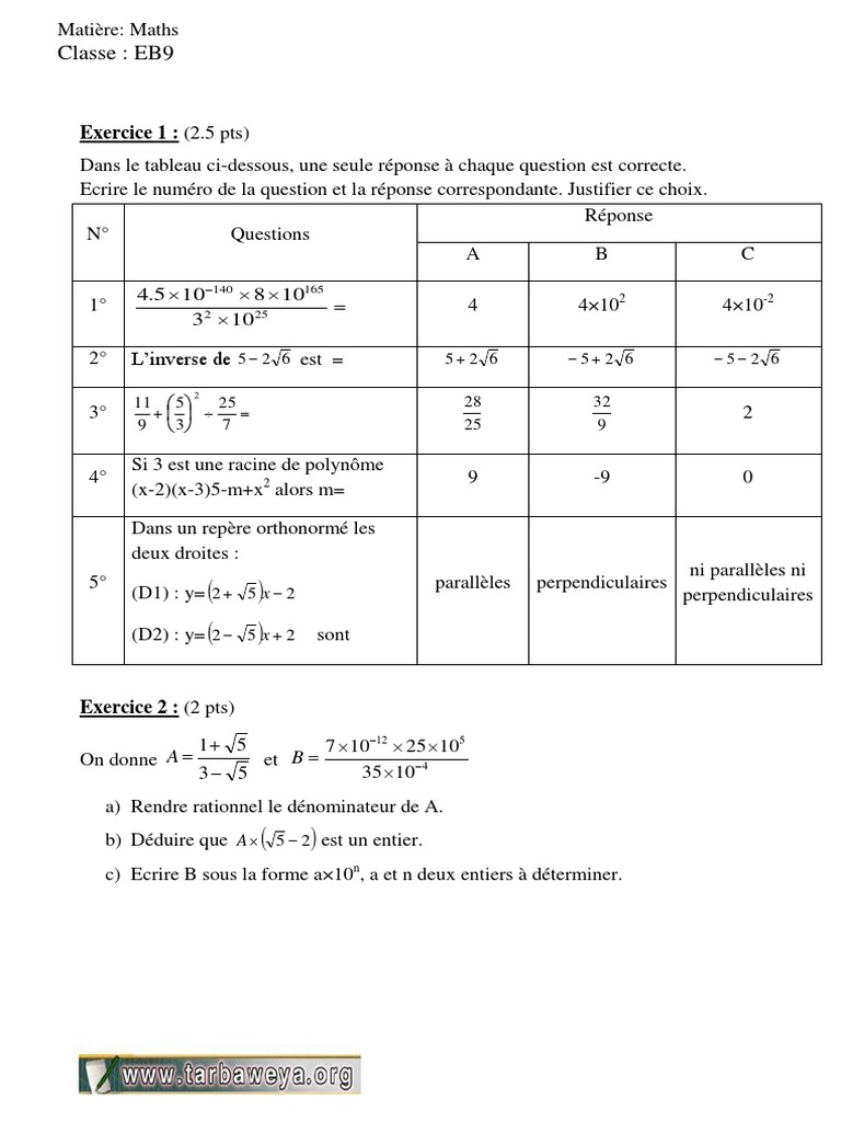 Math 8 PDF | PDF | Analyse mathématique | Objets mathématiques