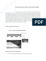 Plat Lantai Komposit Baja Dan Beton Metode Bondek