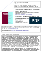 Assessment in Education: Principles, Policy & Practice