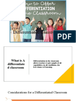 Differentiated CLassrooms