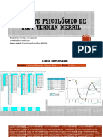 Reporte Psicológico de Test Terman Merril