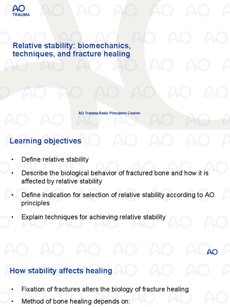 2 2 Relative Stability Pdf Healing Bone