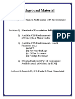 Audit CBS Env BG Material PDF