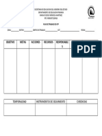 Plan de Trabajo de Atp Formato