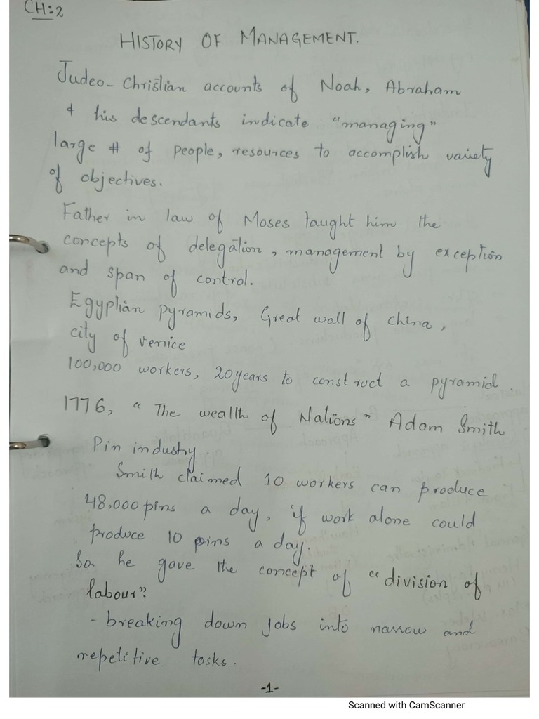 History of Management PDF | PDF