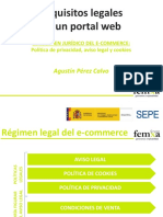 Requisitos legales de un portal web: aviso legal, política de privacidad y cookies