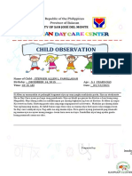 6 ANALYSIS of CHILD 3 1