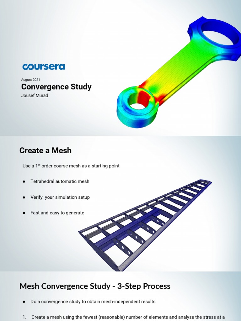 Mesh Convergence Study PDF