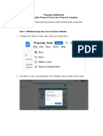 Petunjuk Edit - Copy Format Template Proposal Awal Atau Proposal Lengkap