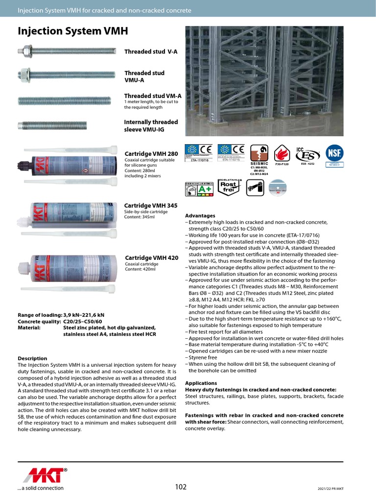 Injection System VMH | PDF | Galvanization | Building Engineering