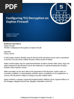 FW2030 19.0v1 Configuring TLS Decryption On Sophos Firewall