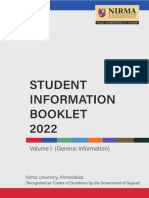 Student Handbook Vol I - 2022