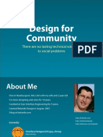 Vdocument - in - Designing For Community