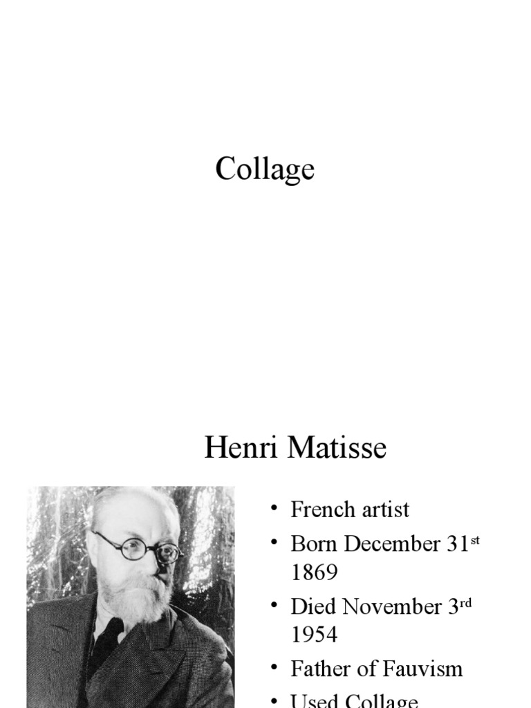 Introduction To Collage Project Pdf