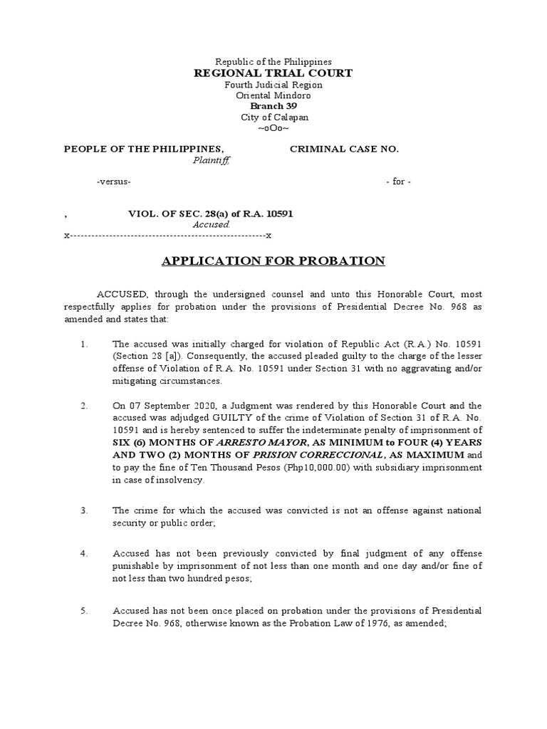 Probation PDF Probation Punishments