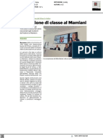 Vis, Lezione Di Classe Al Mamiani - Il Resto Del Carlino Del 14 Marzo 2023