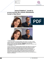 Comunicazione Pubblica: Lunedì La Presentazione Del Libro Di Gea Ducci e Alessandro Lovari - Vivere Urbino - It, 16 Marzo 2023