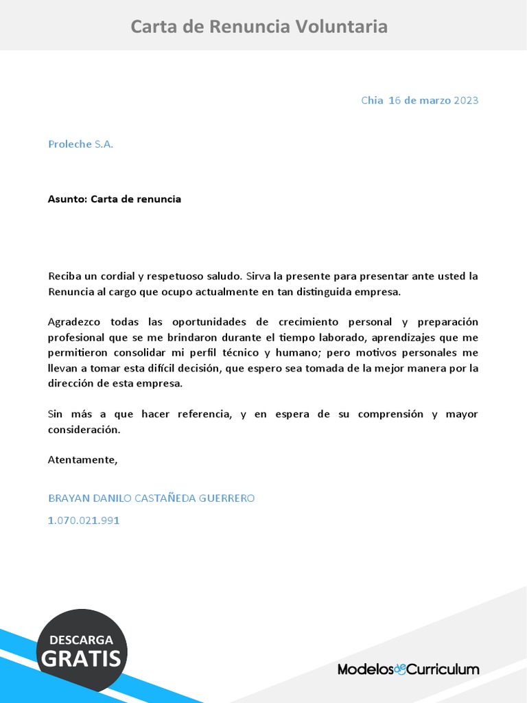 46-modelo-de-carta-de-renuncia-voluntaria-pdf
