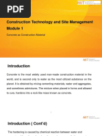 Module 1 - Concrete As Construction Material