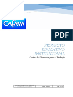 Proyecto Educativo Institucional Cafam 1