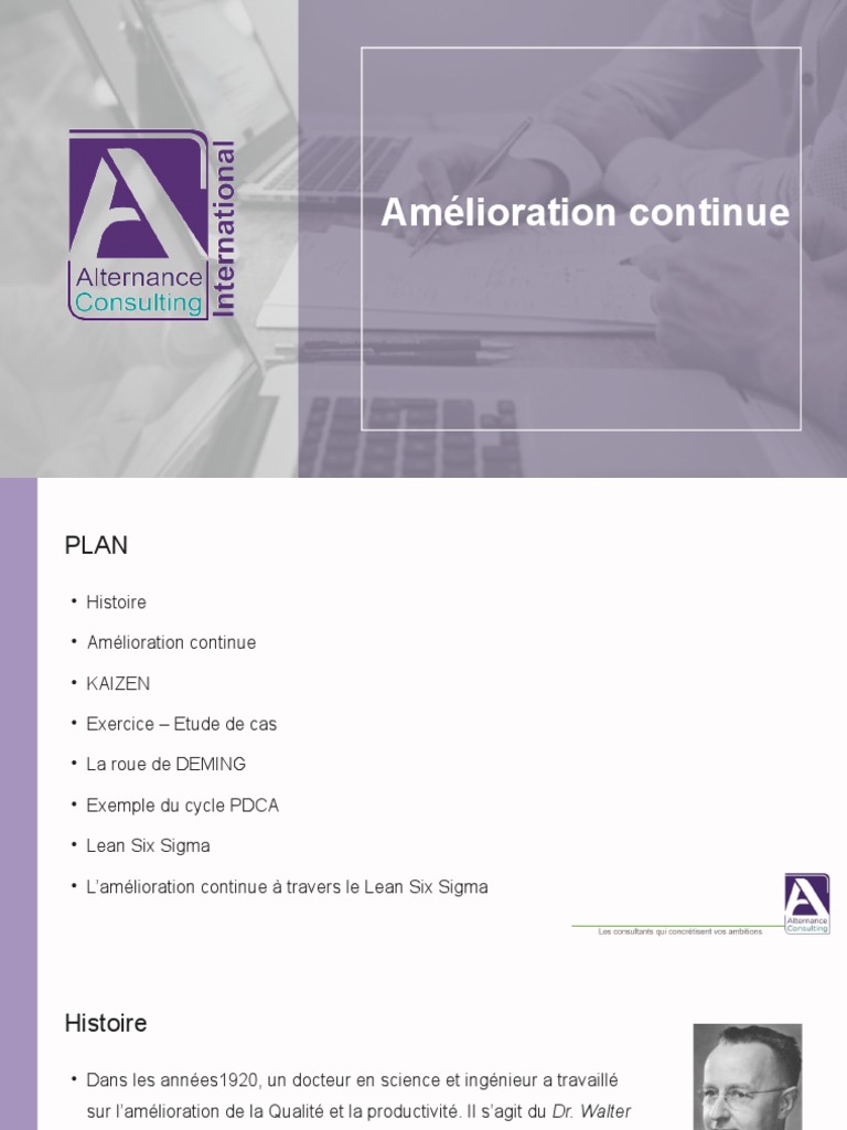 Ac Amélioration Continue | PDF | Management de la qualité | Six Sigma