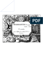 Sammartini XII Trio Sonatas - Partitura PDF