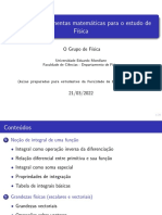 2022 - FENG - Tema - 1 - Ferramentas Matematicas para o Estudo de Fisica PDF