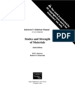Statics and Strength of Materials: Instructor's Solutions Manual