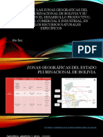 Estudio de Las Zonas Geográficas Del Estado Plurinacional