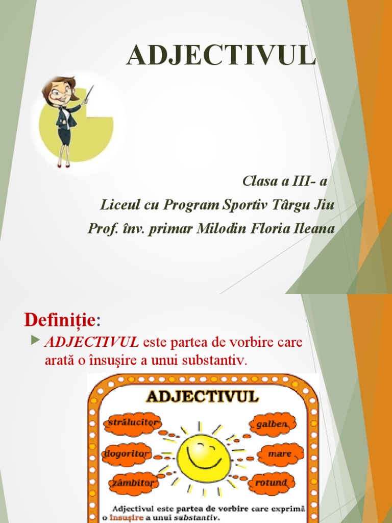 ADJECTIVUL | PDF